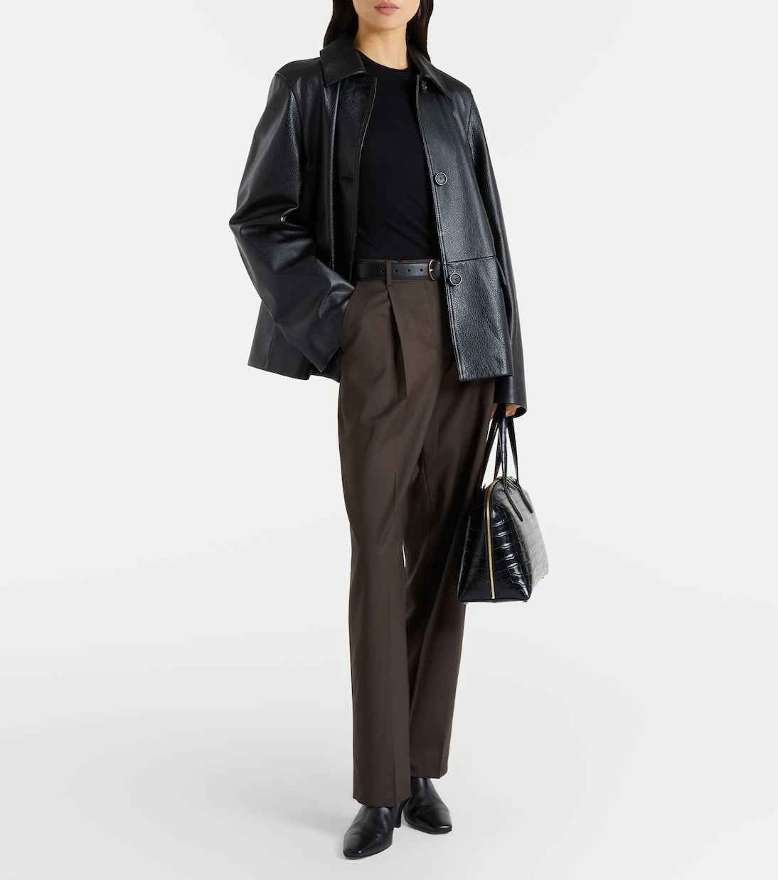 Toteme - Pleated wide-leg pants