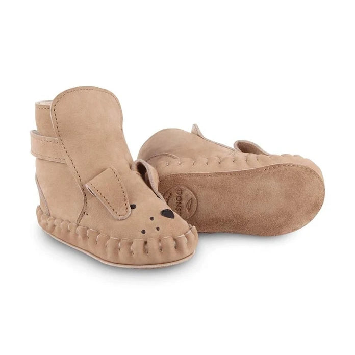 Бебешки кожени обувки Donsje Kapi Classic Booties Dog