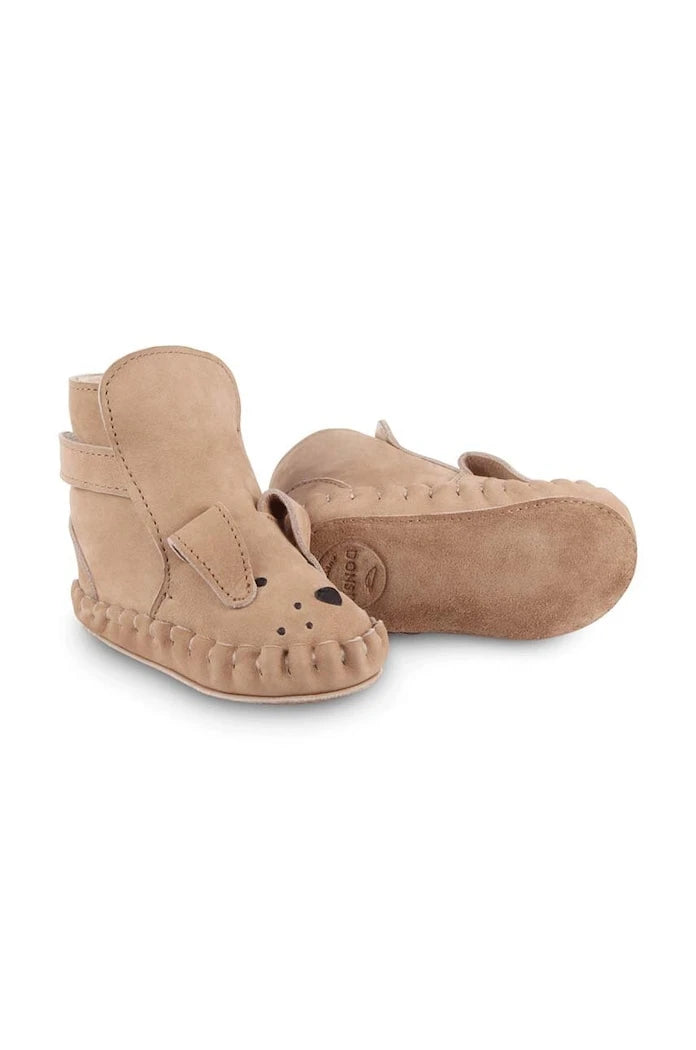 Бебешки кожени обувки Donsje Kapi Classic Booties Dog