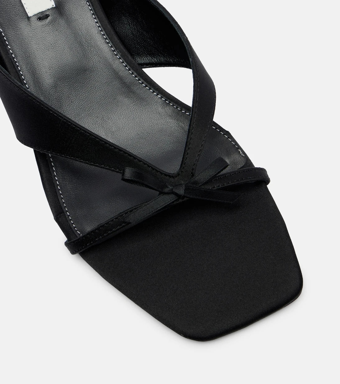 Toteme - Bow-detail satin mules