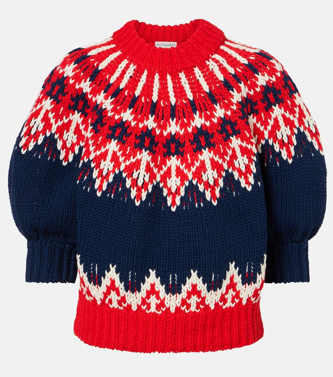 Altuzarra - Marty Fair Isle cotton sweater