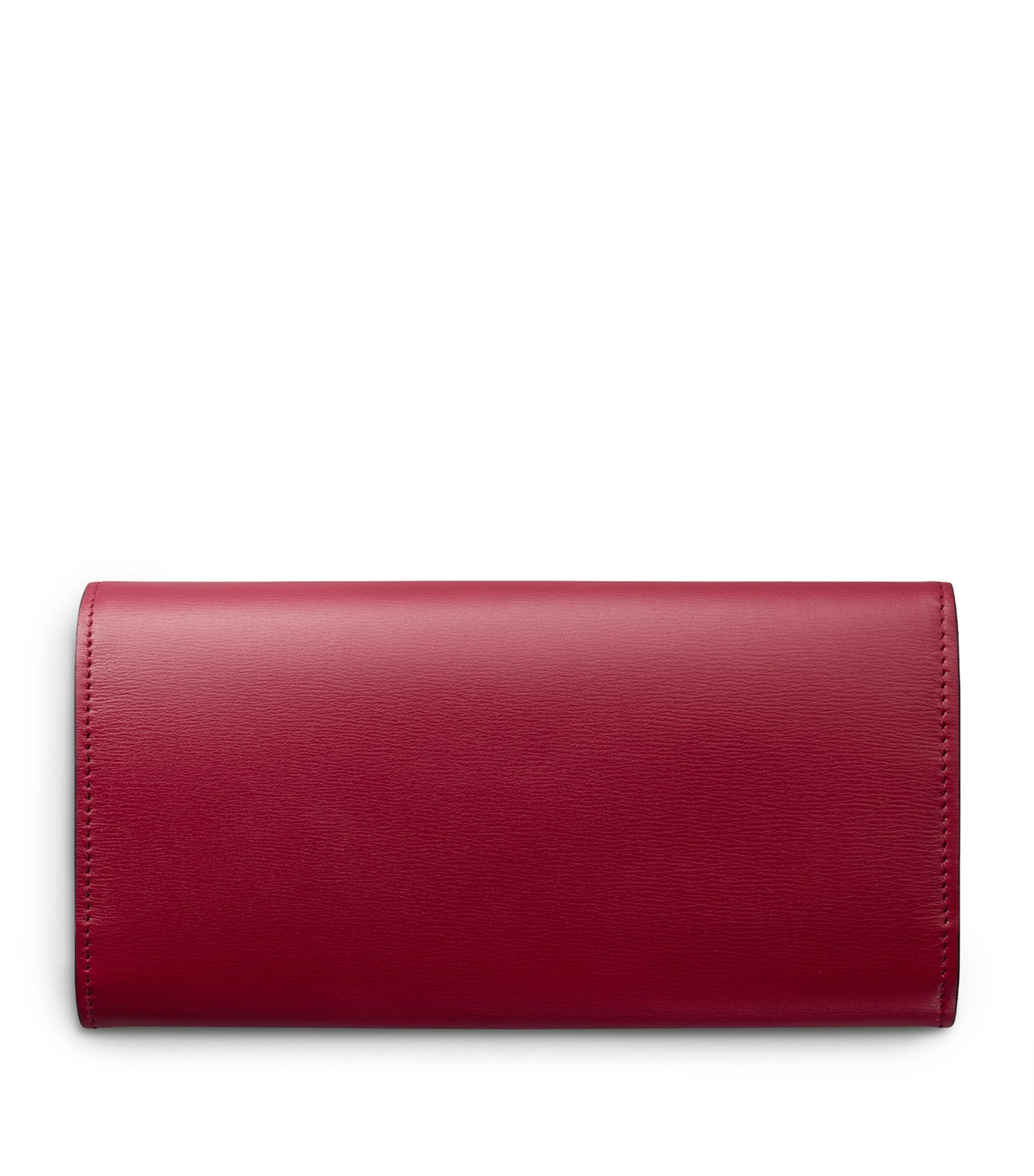 Red Calfskin Panthère de Cartier Wallet