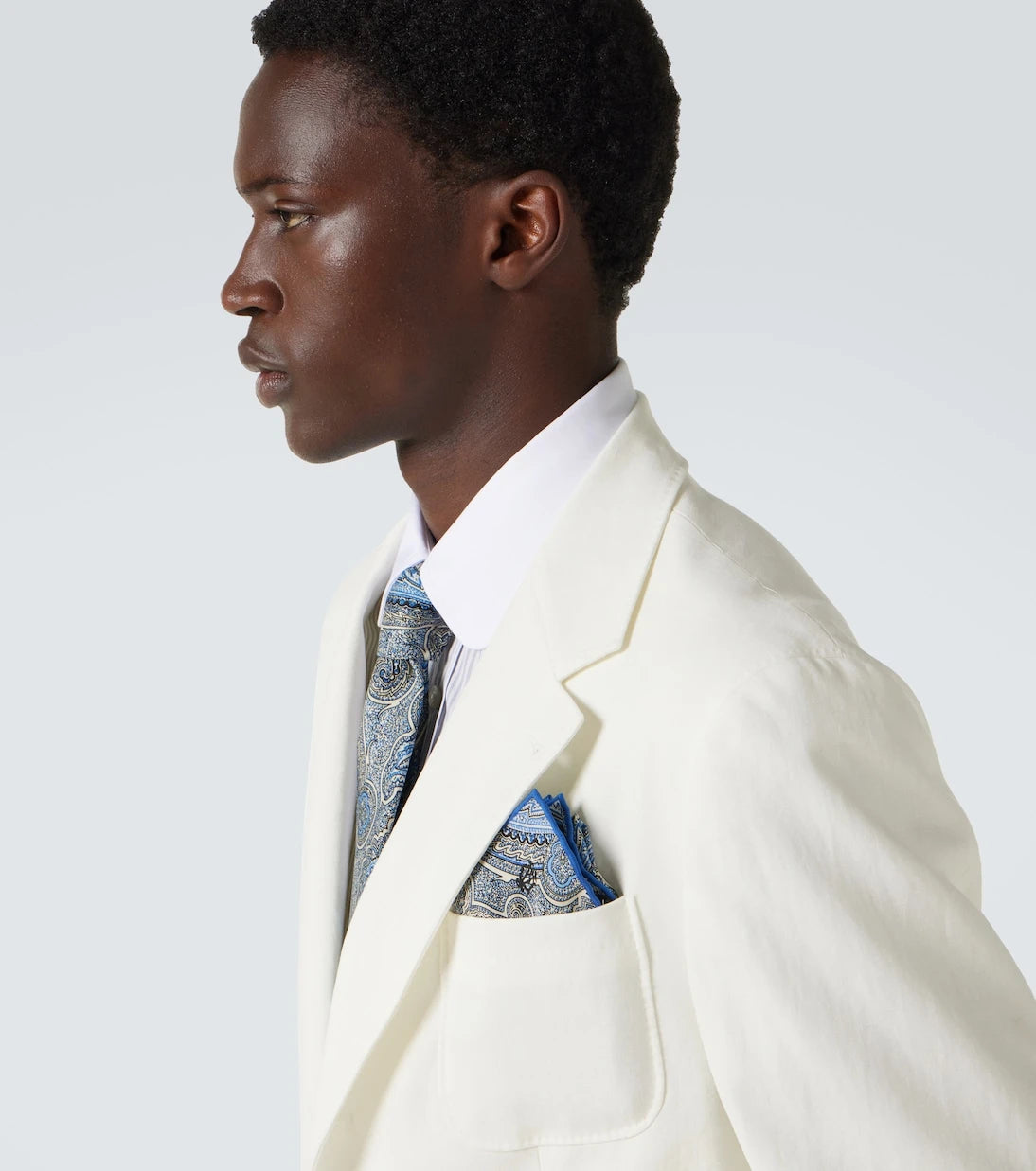 Dunhill - Paisley silk pocket square