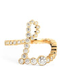 Yellow Gold and Diamond Ensemble ‘L’ Ring