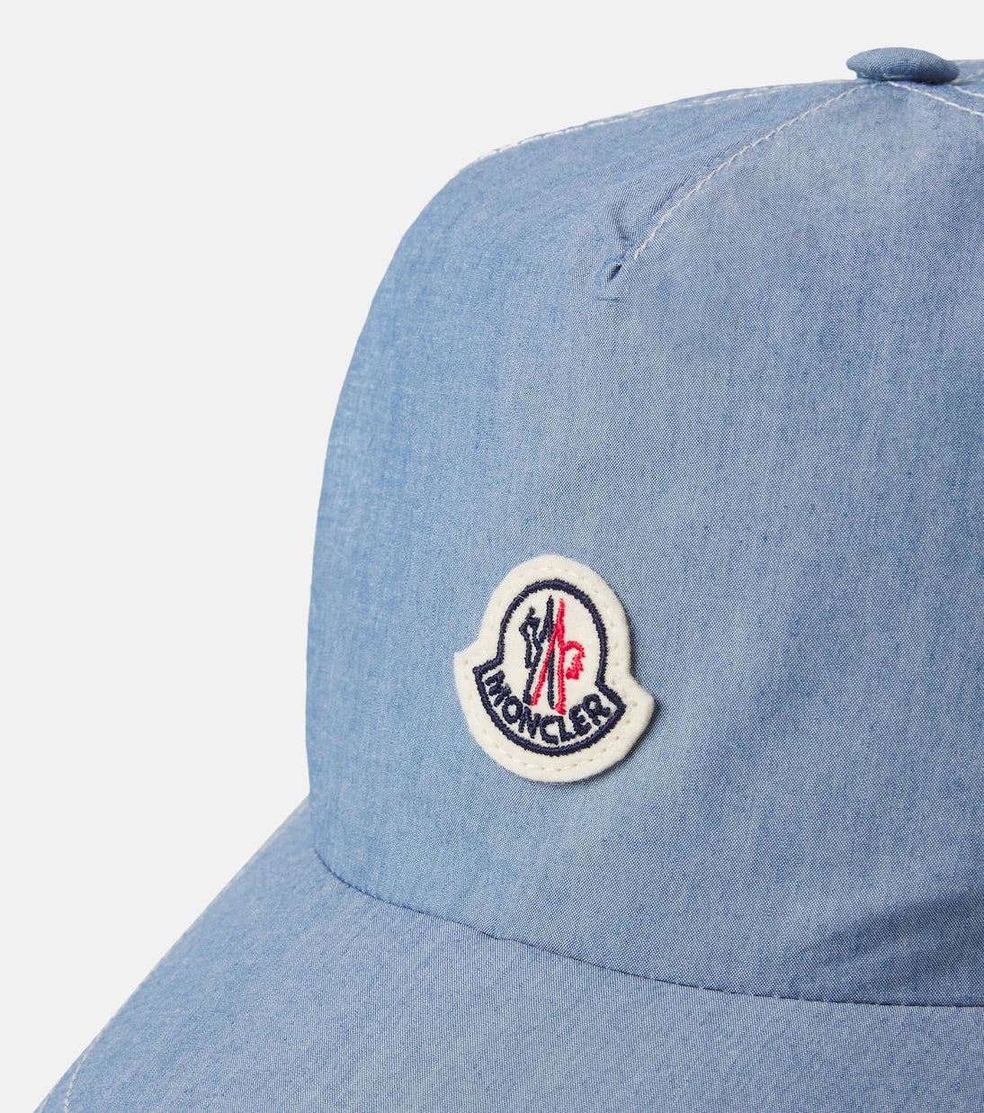 Moncler Enfant - Logo cotton-blend denim baseball cap