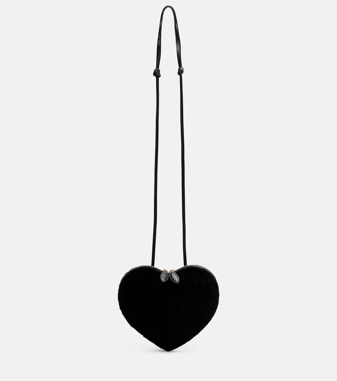 Alaïa - Le Coeur Small shearling crossbody bag