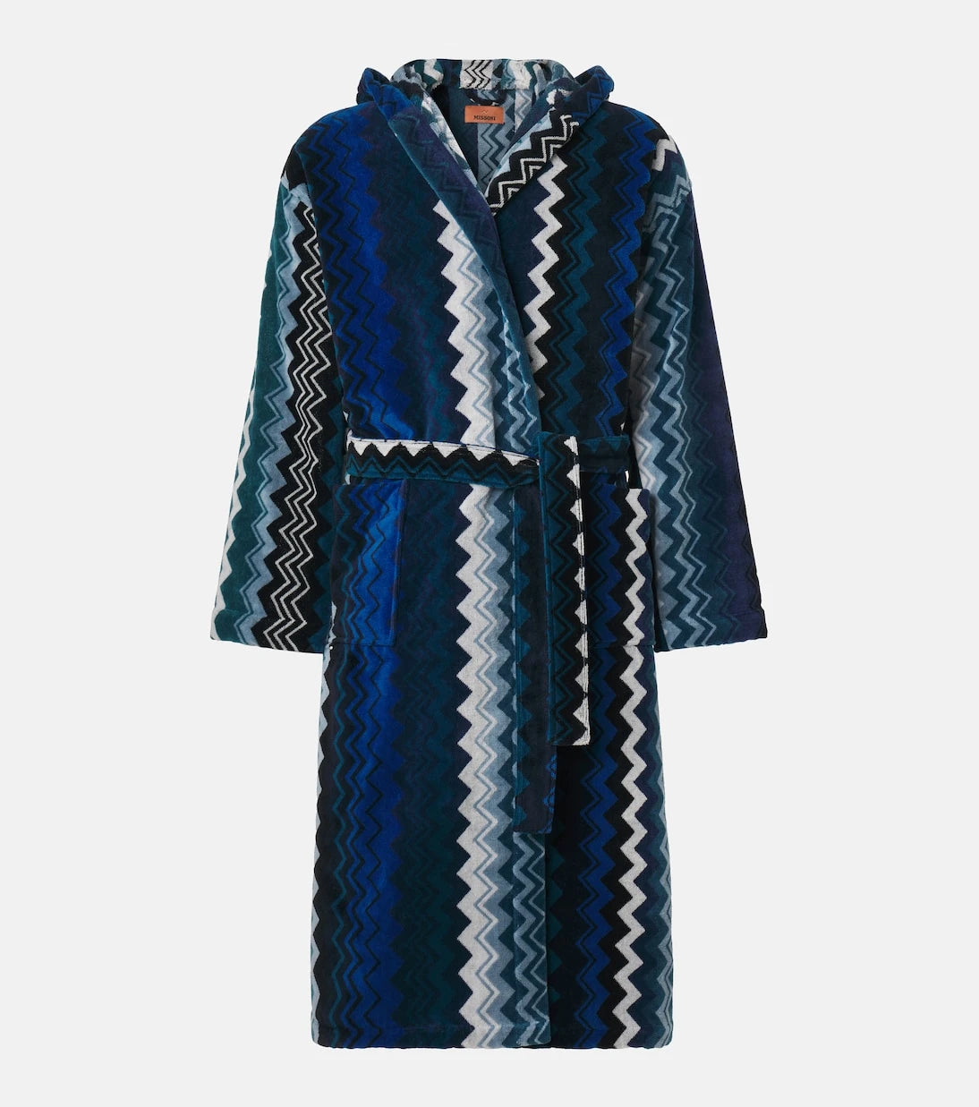 Missoni - Giacomo Zigzag cotton bathrobe