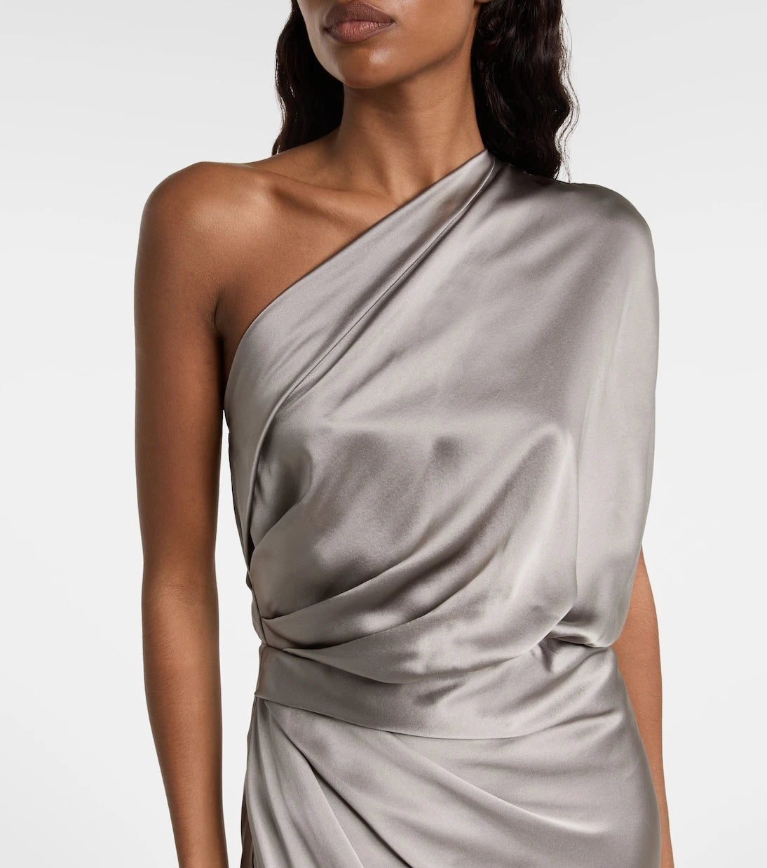 The Sei - Draped silk satin gown