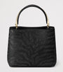 Black Calfskin Panthère de Cartier Top-Handle Bag