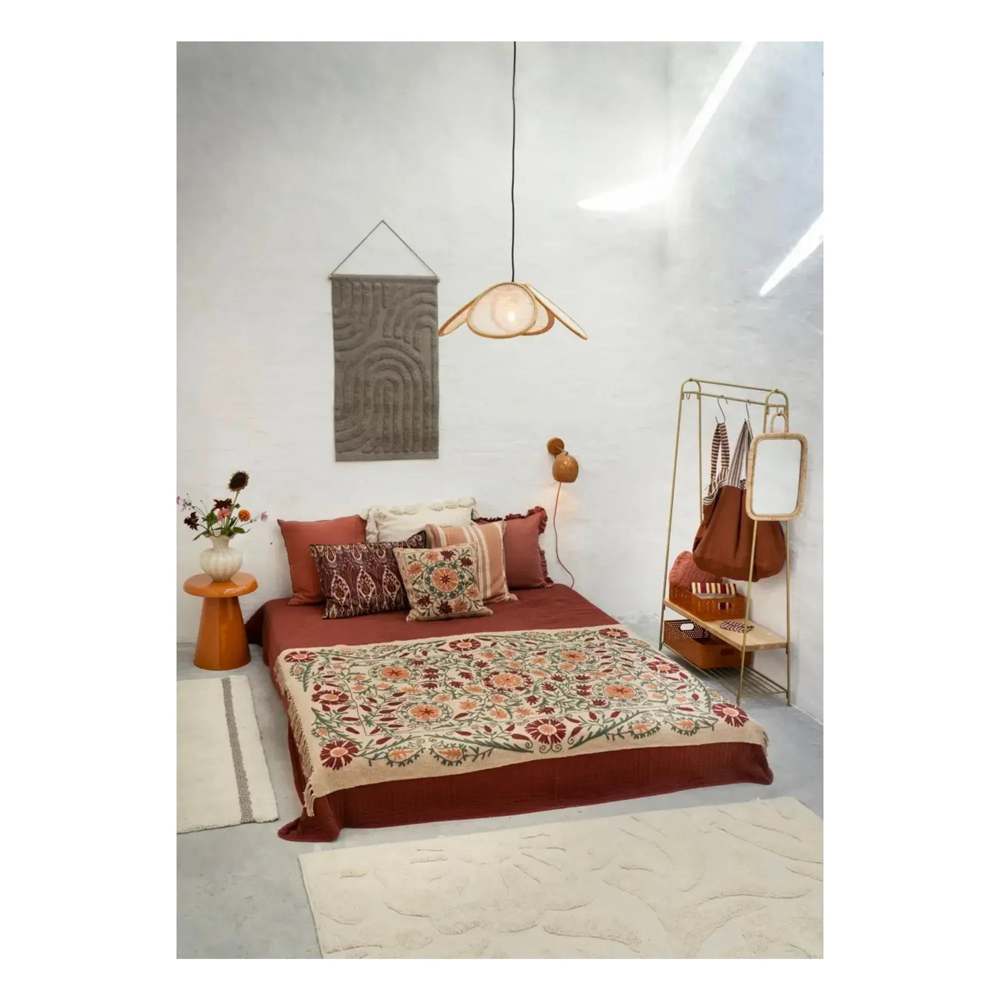 Madam Stoltz - Rattan mirror