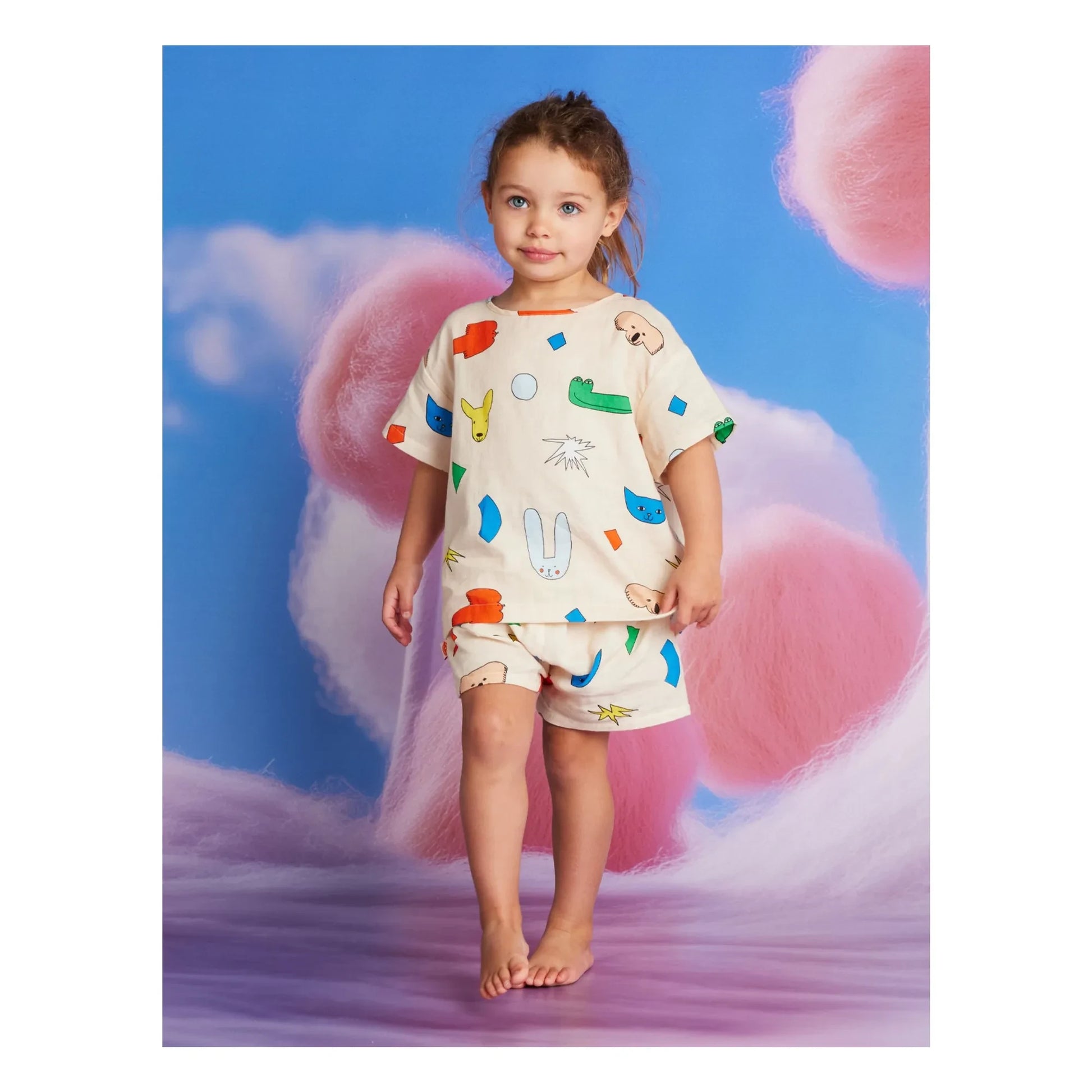 Halcyon Nights - Animal T-shirt | Ecru