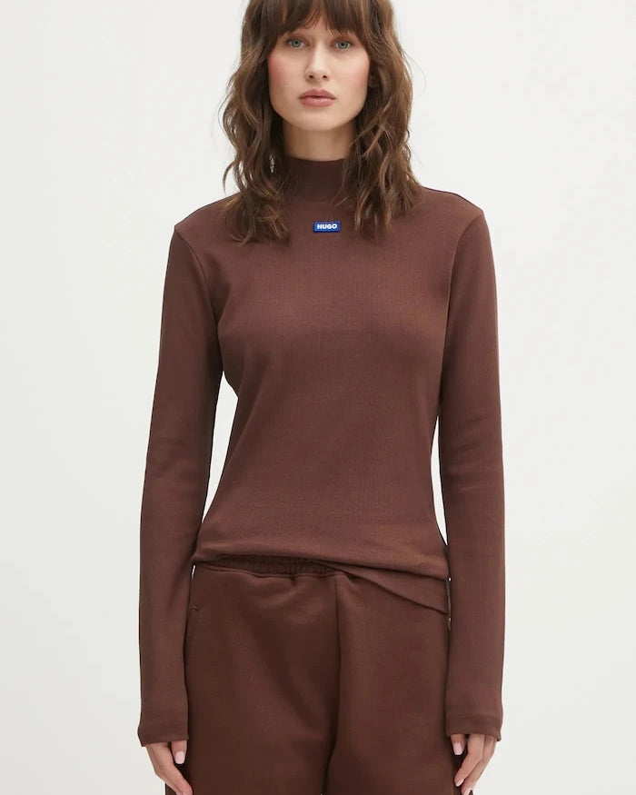 Hugo Blue Easy Longsleeve_B Uzun Kollu Bluz