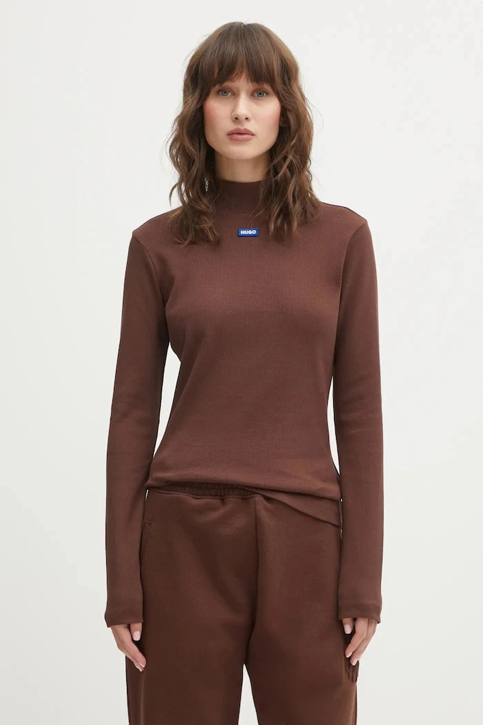 Hugo Blue Easy Longsleeve_B Uzun Kollu Bluz