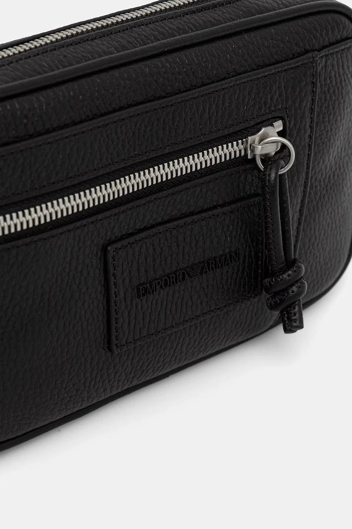 Emporio Armani erkek deri kozmetik çantası