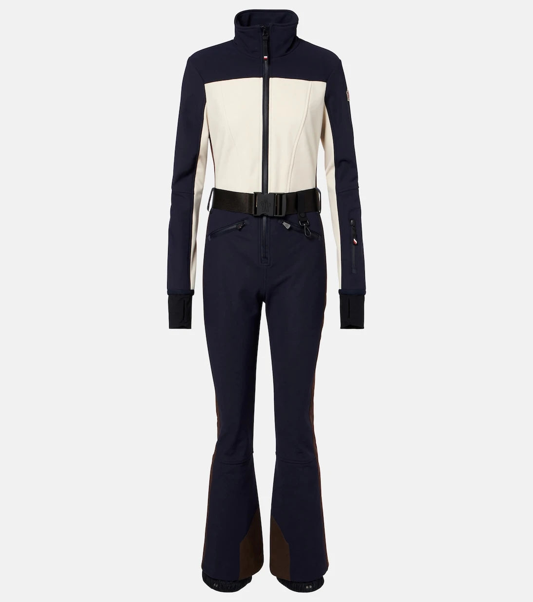Moncler Grenoble - Logo belted ski suit