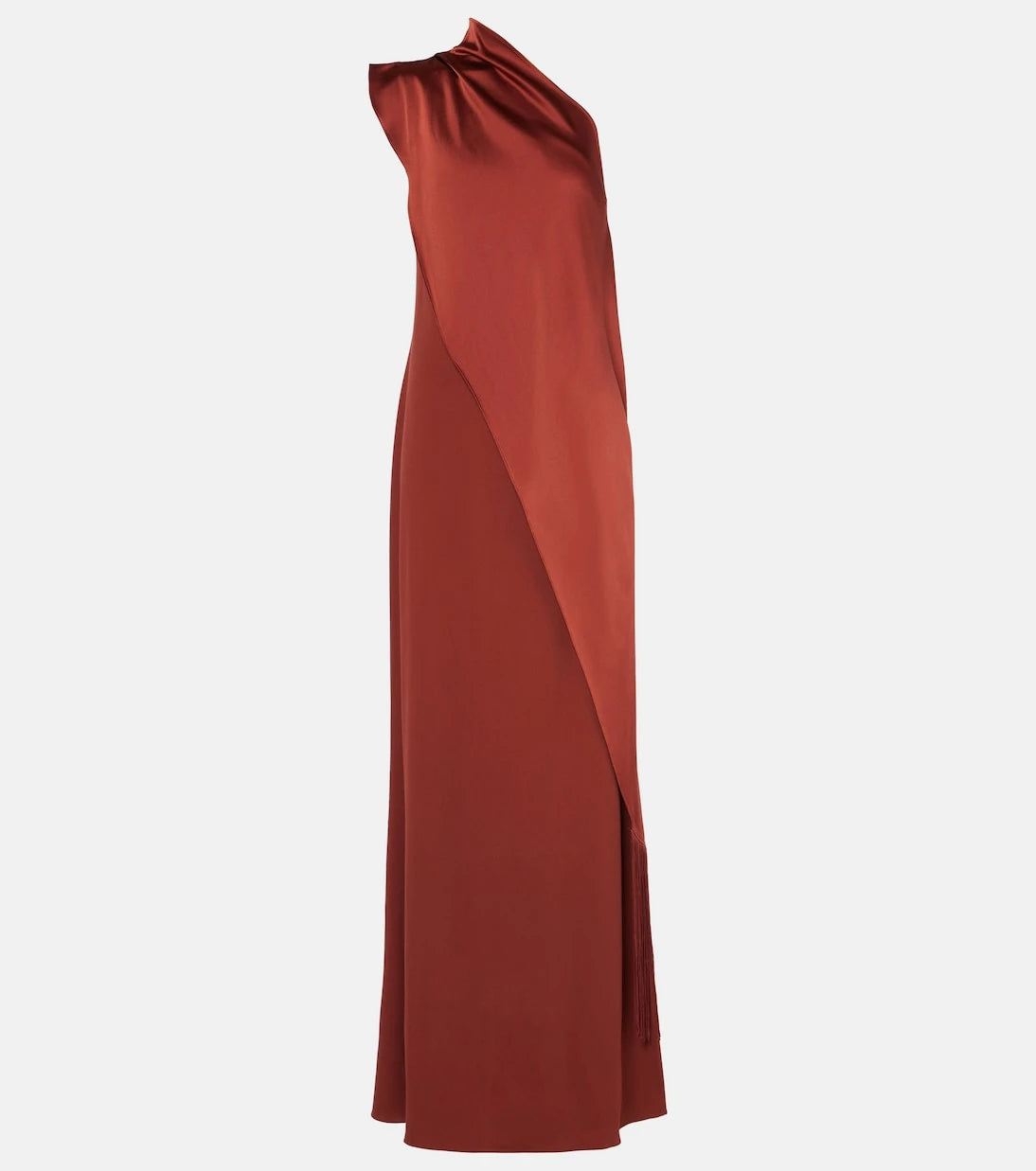 Taller Marmo - Berenson fringed one-shoulder gown