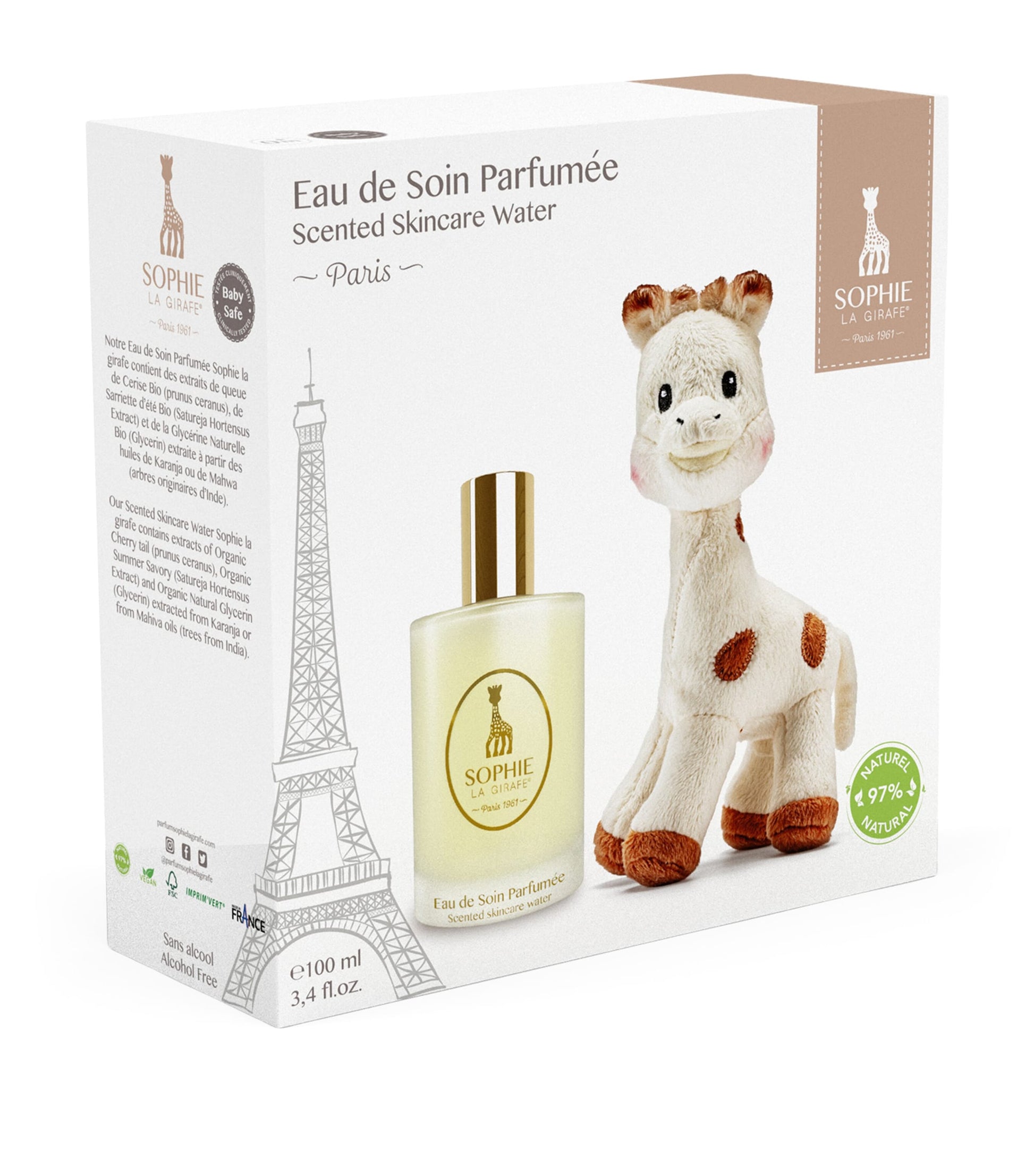 Skincare Water and Plush Toy Set