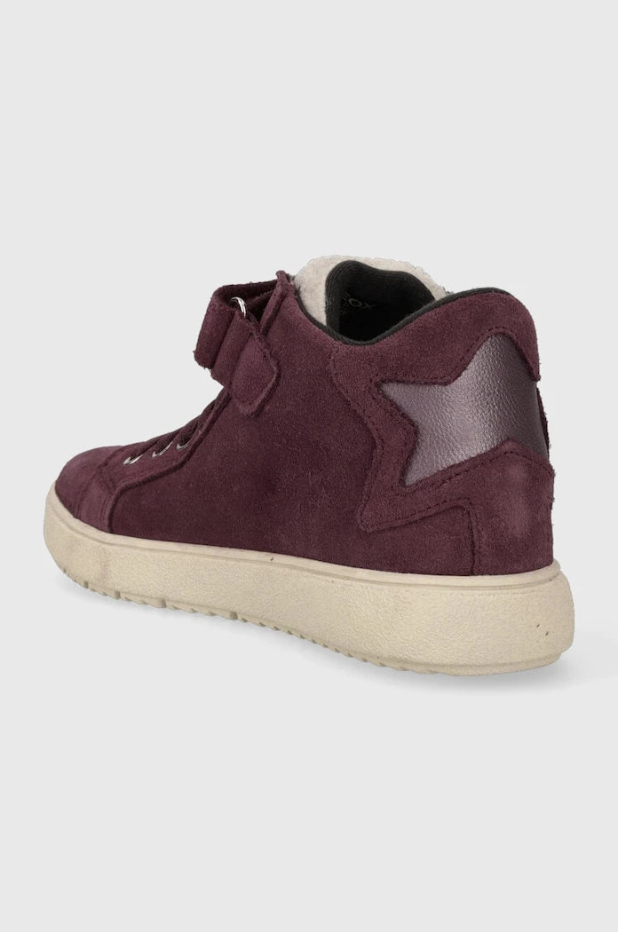 Geox J36HYC 022BH J THELEVEN WPF Çocuk Süet Spor Ayakkabı