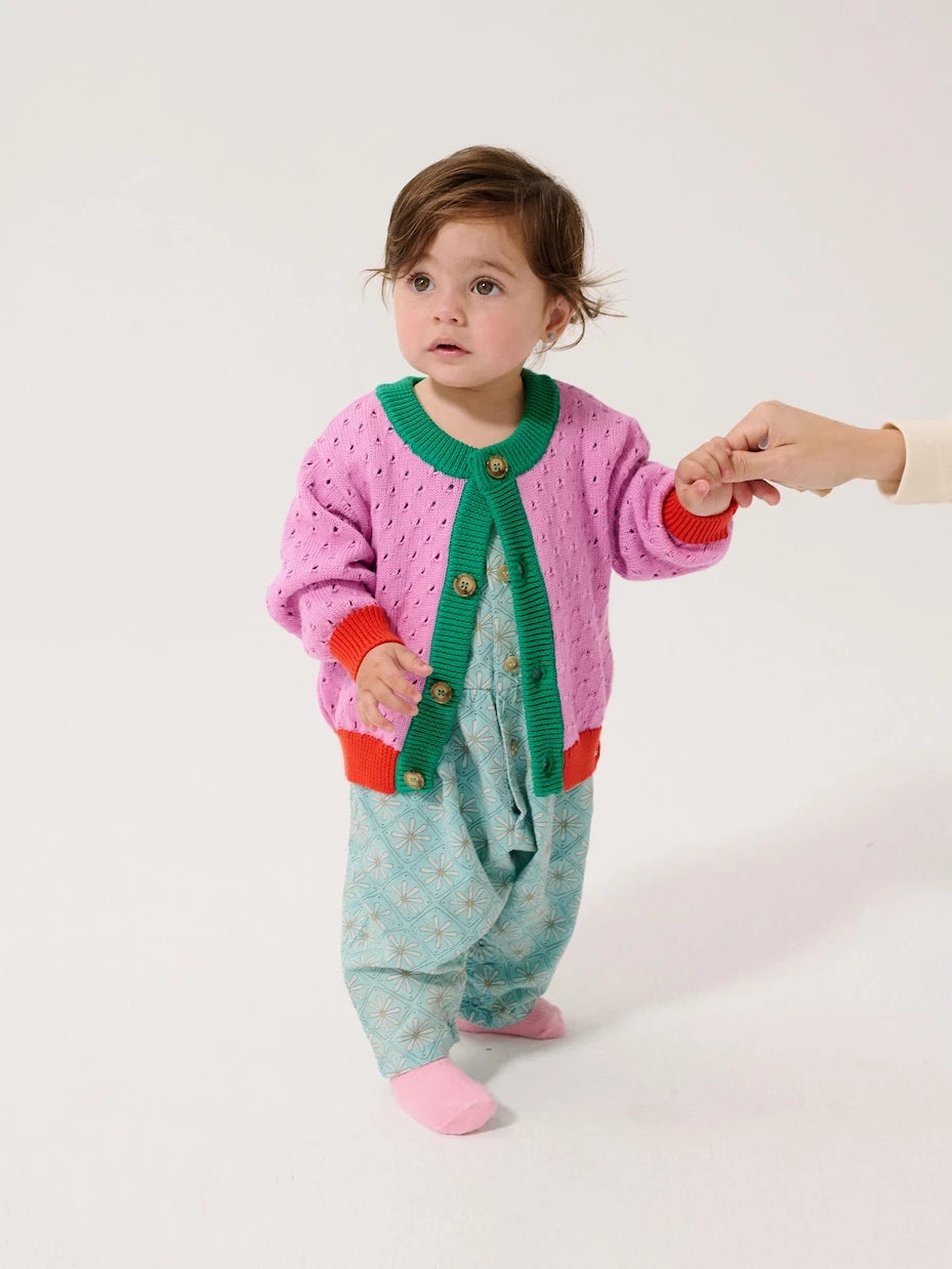 Bobo Choses - Baby open-knit cotton cardigan