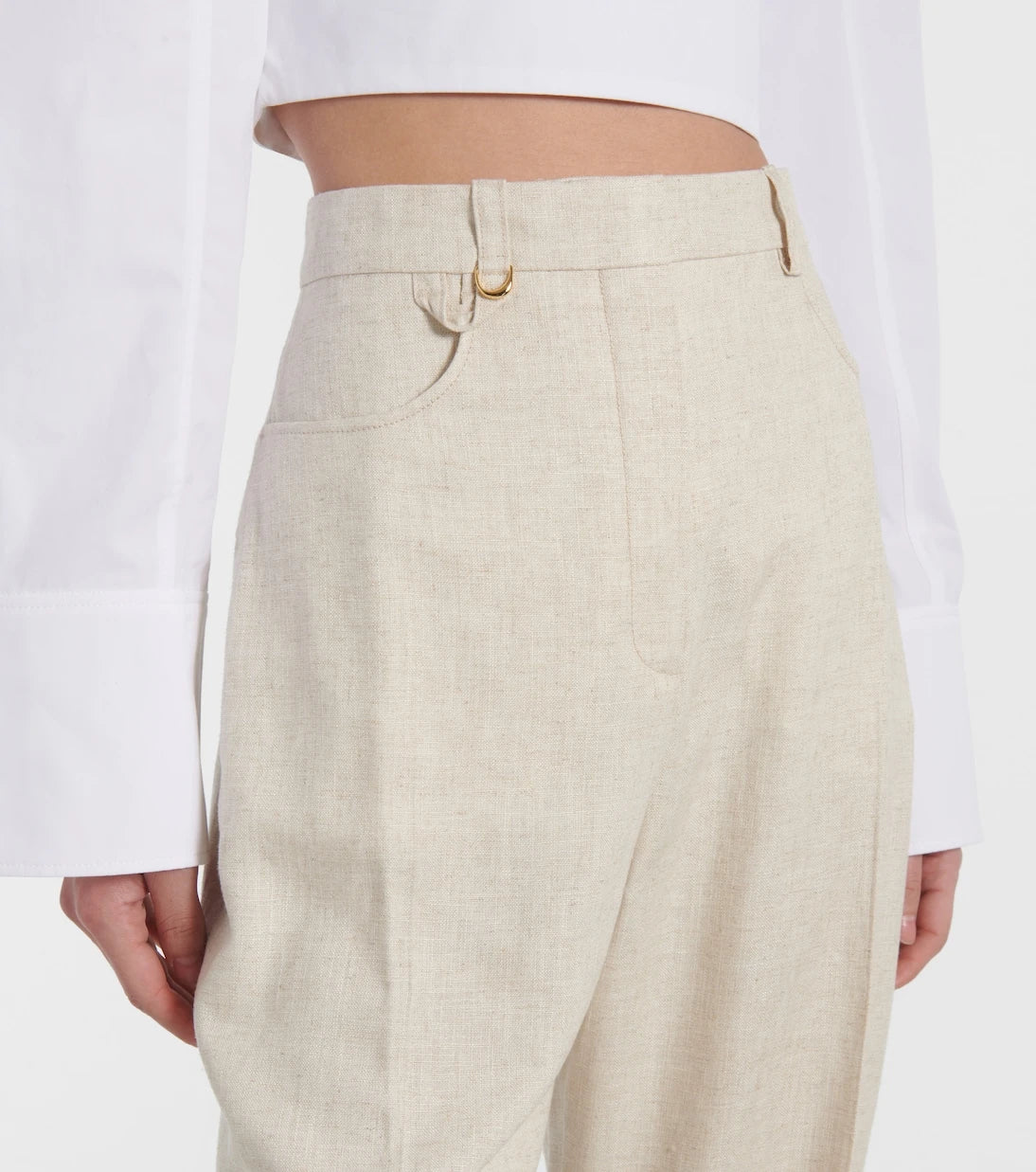 Jacquemus - Sauge high-rise straight pants