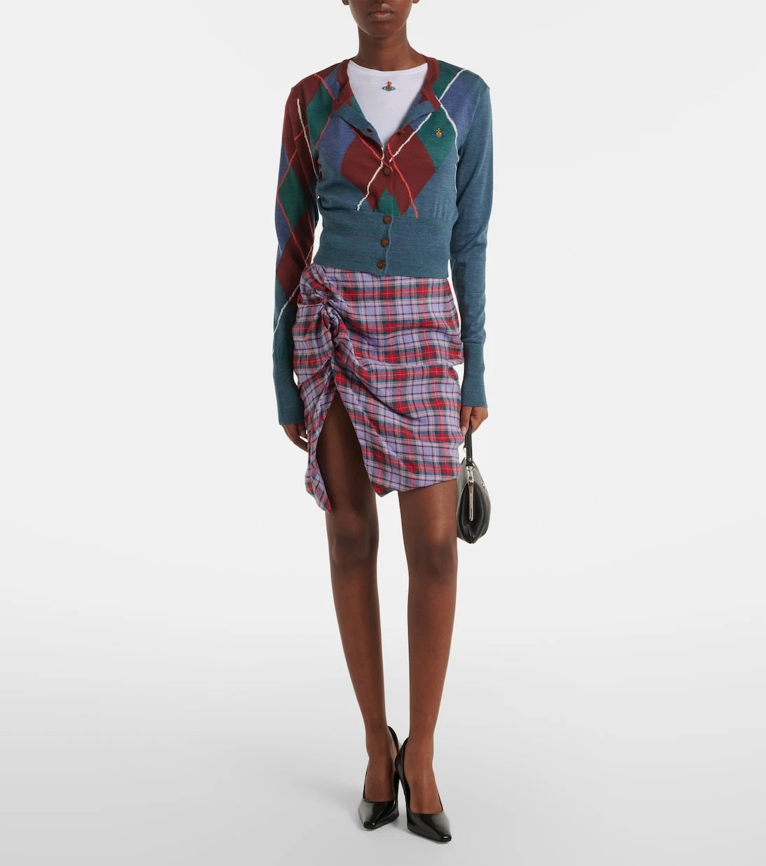 Vivienne Westwood - Argyle wool and cotton cardigan