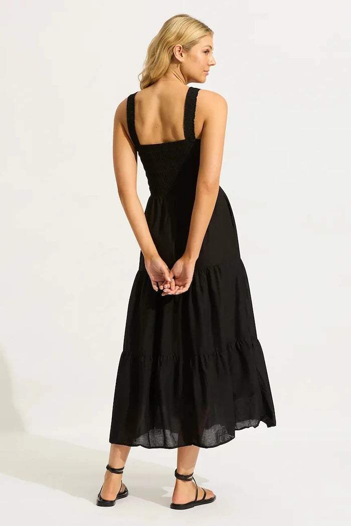 Seafolly рокля от памук Faithful Midi Dress