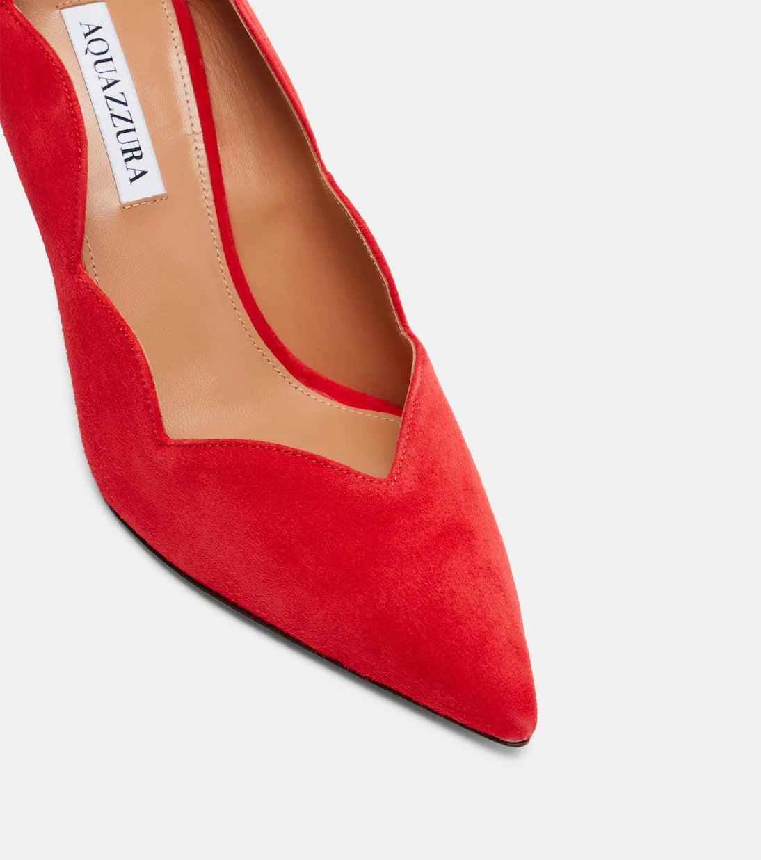 Aquazzura - Petal 85 suede pumps