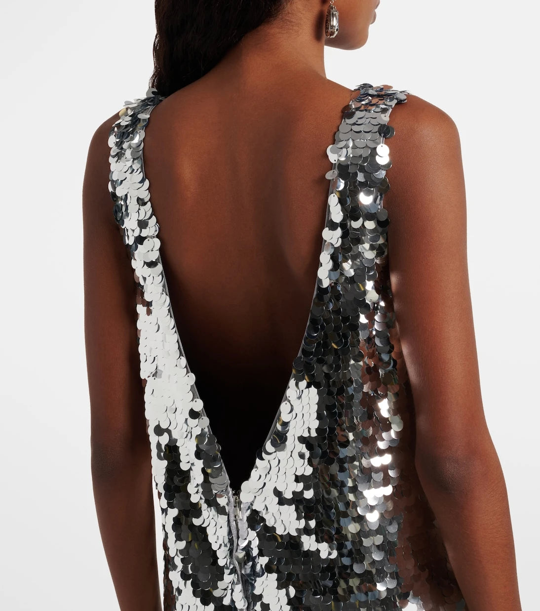 Dolce&Gabbana - Sequined open-back minidress
