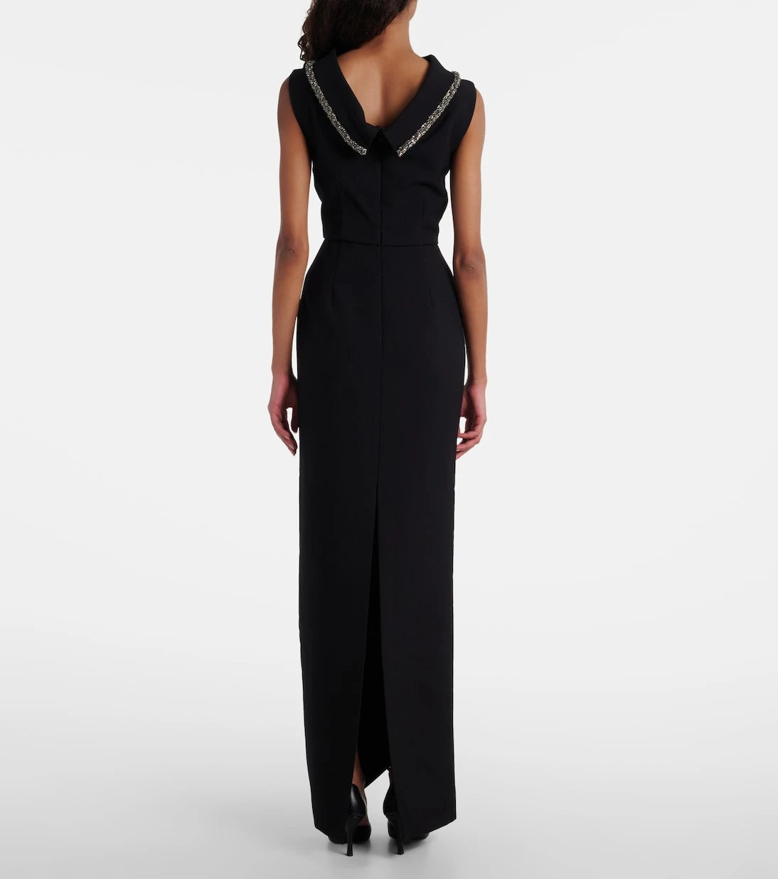 Roland Mouret - Embellished crêpe gown