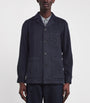 100HANDS Navy Cashmere Single-Breasted Jacket