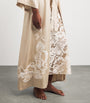 Satin Embellished Dalia Robe (XS/S) BEIGE
