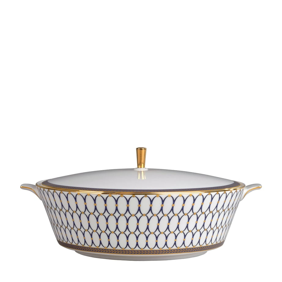 Renaissance Gold Covered Vegetable Dish