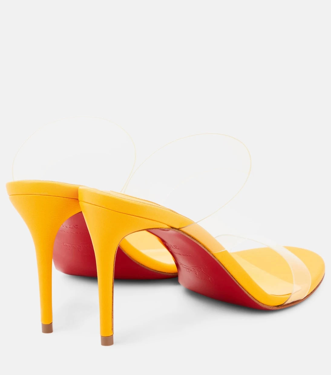 Christian Louboutin - Just Nothing 85 PVC mules