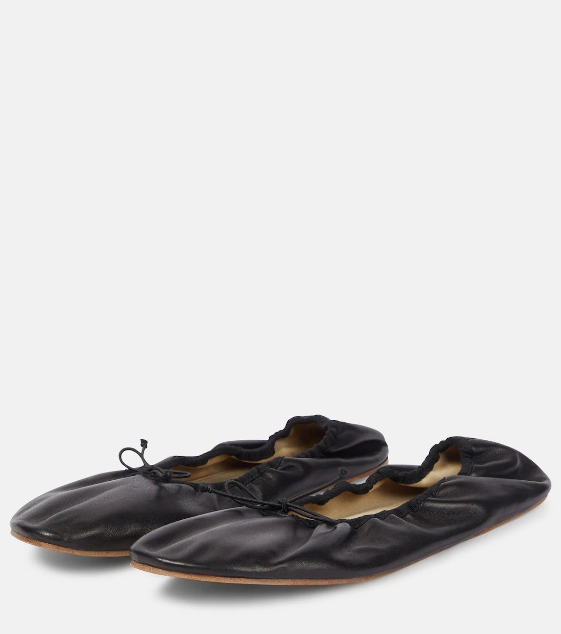 The Row - Leather ballet flats