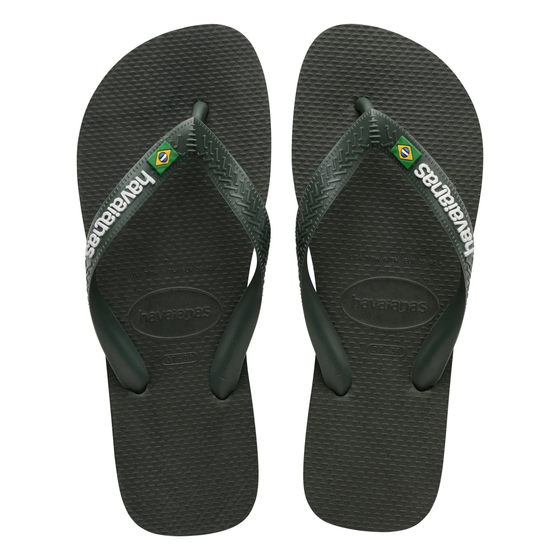 Havaianas - Brasil Logo flip-flops | Olive green