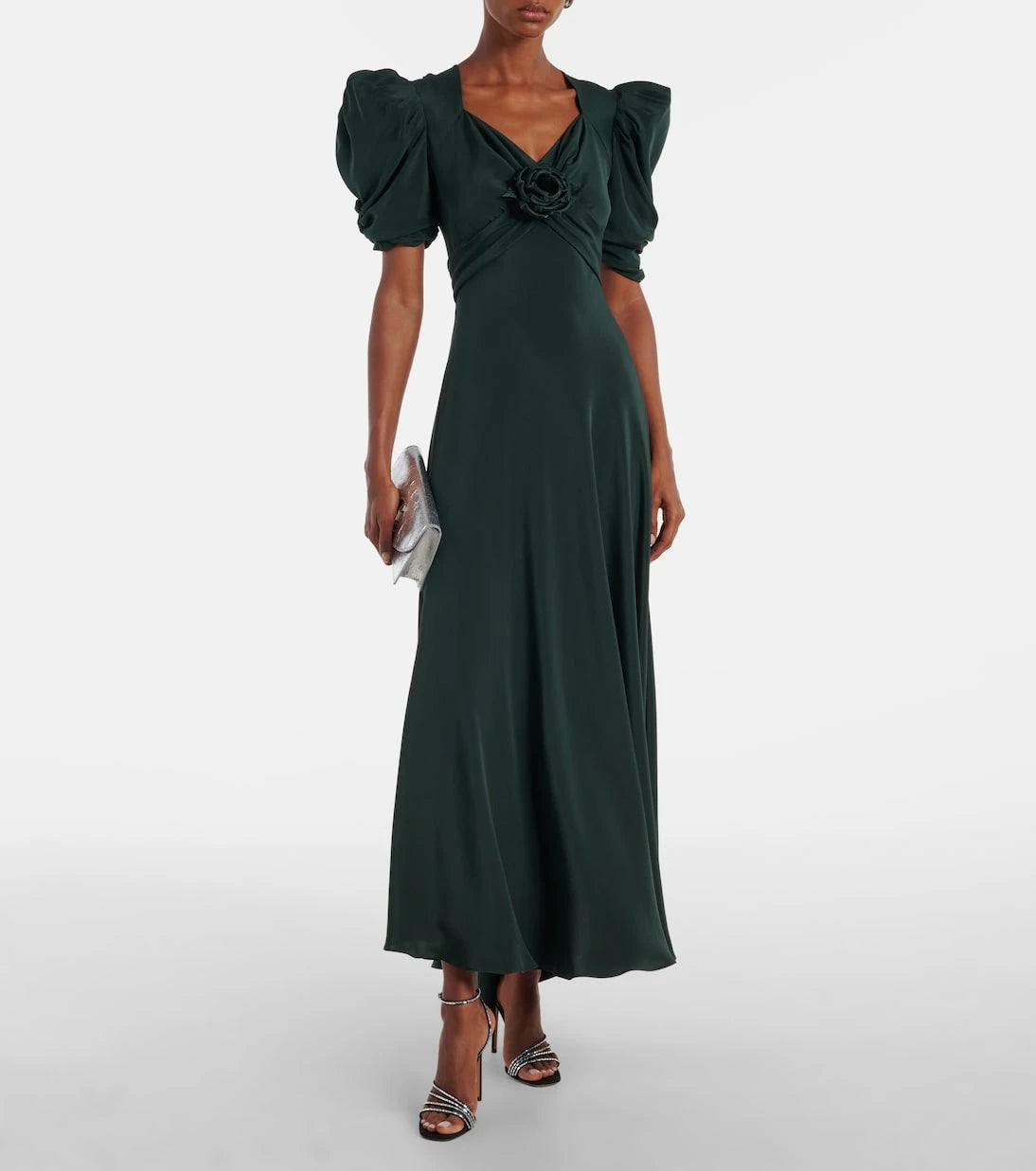 Rodarte - Silk charmeuse cocktail dress