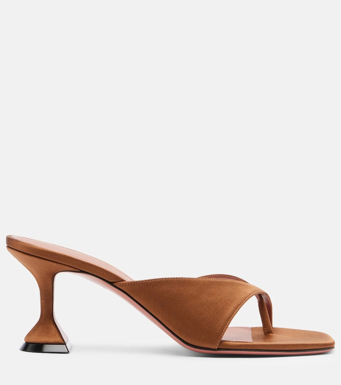 Amina Muaddi - Shiona satin sandals