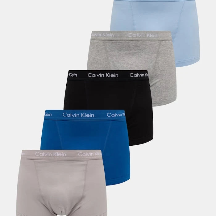 Calvin Klein Underwear боксерки мъжки от памук с еластан 5 броя