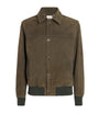 JACOB COHËN Brown Suede Trucker Jacket