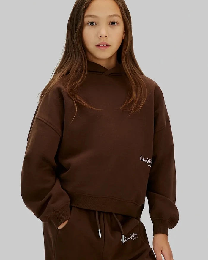 Calvin Klein Jeans Çocuk Pamuklu Sweatshirt
