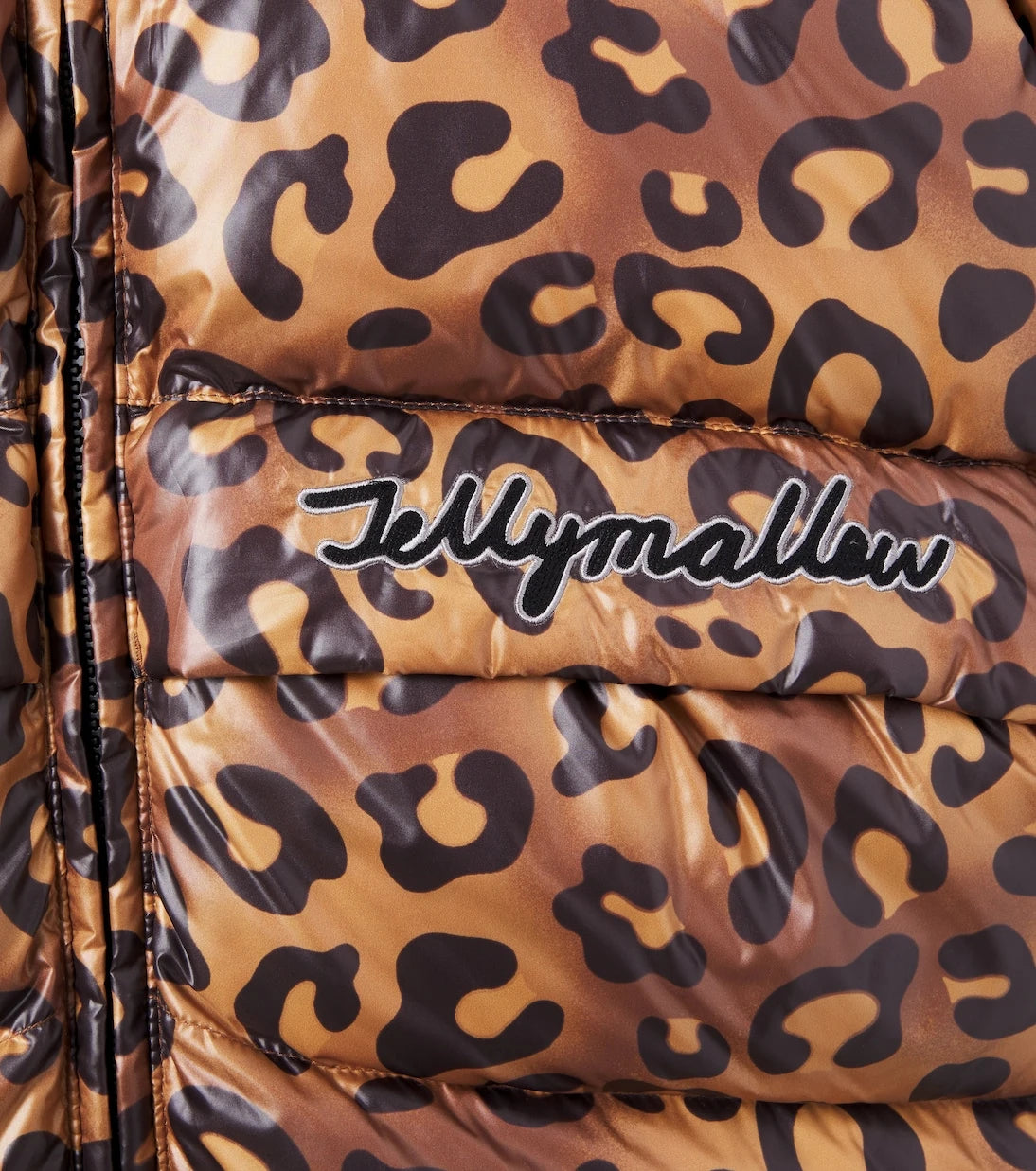 Jellymallow - Leopard-print down jacket