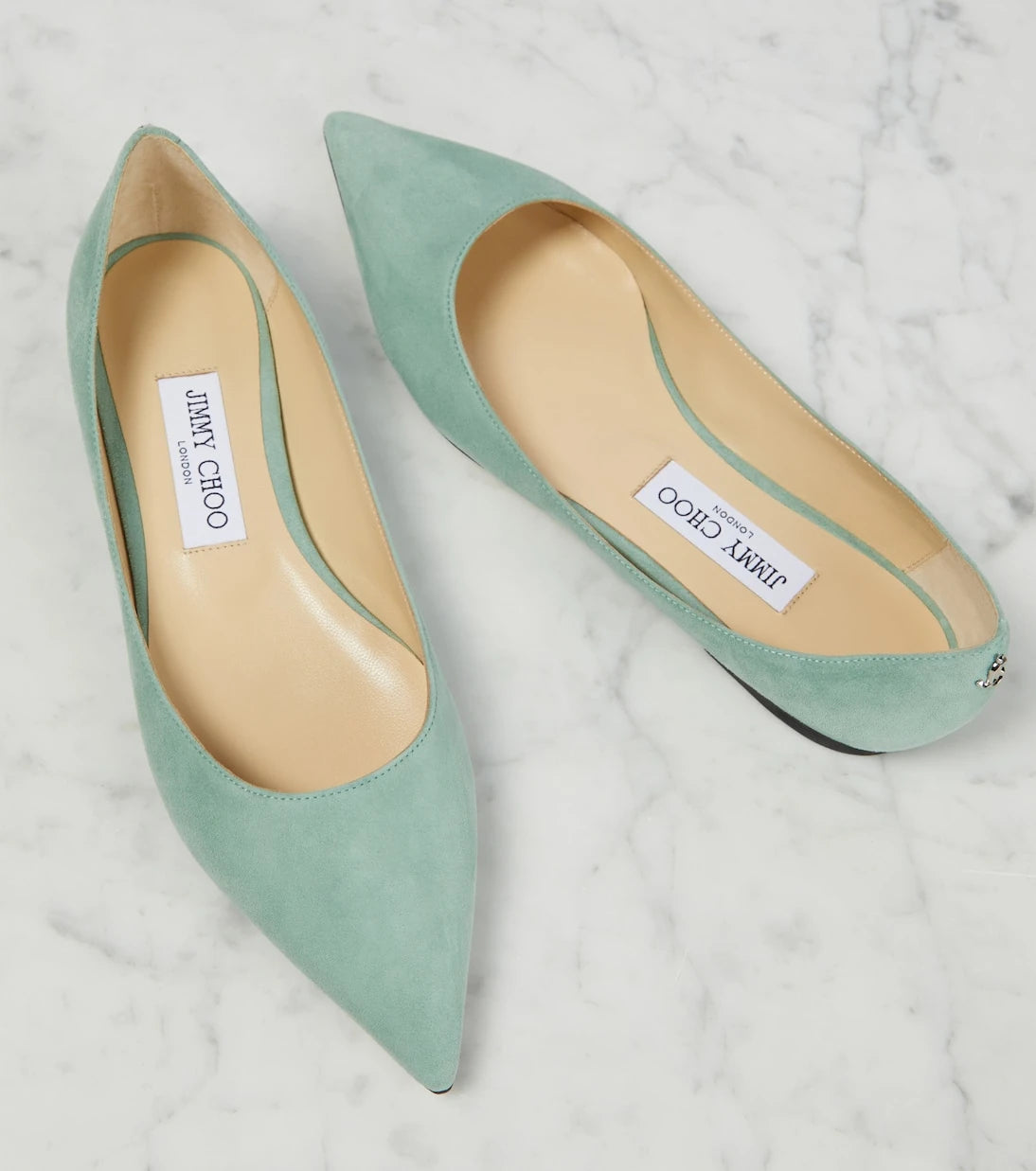 Jimmy Choo - Love suede ballet flats