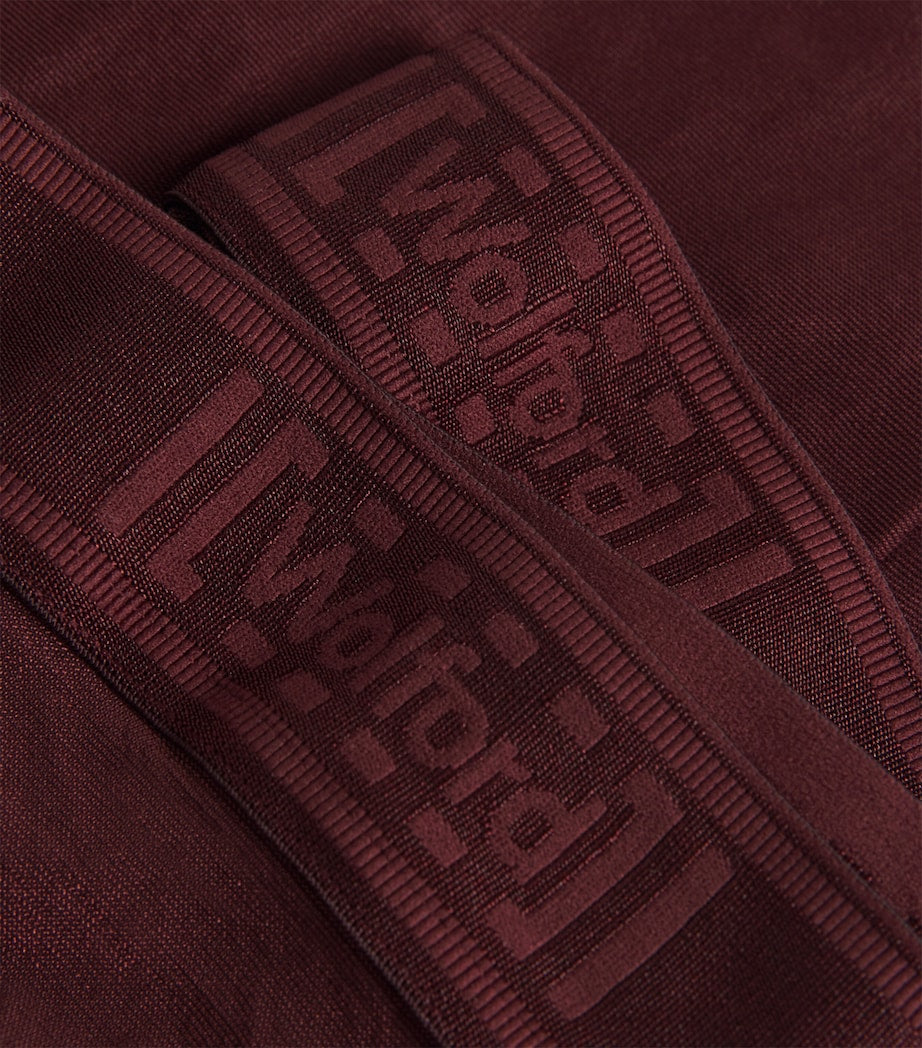 Wolford Burgundy Neon 40 Tights