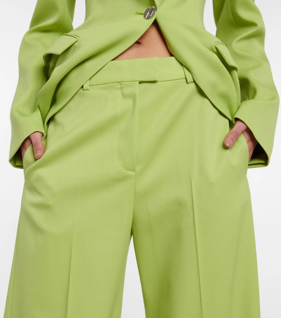 The Attico - Jagger wool gabardine tapered pants