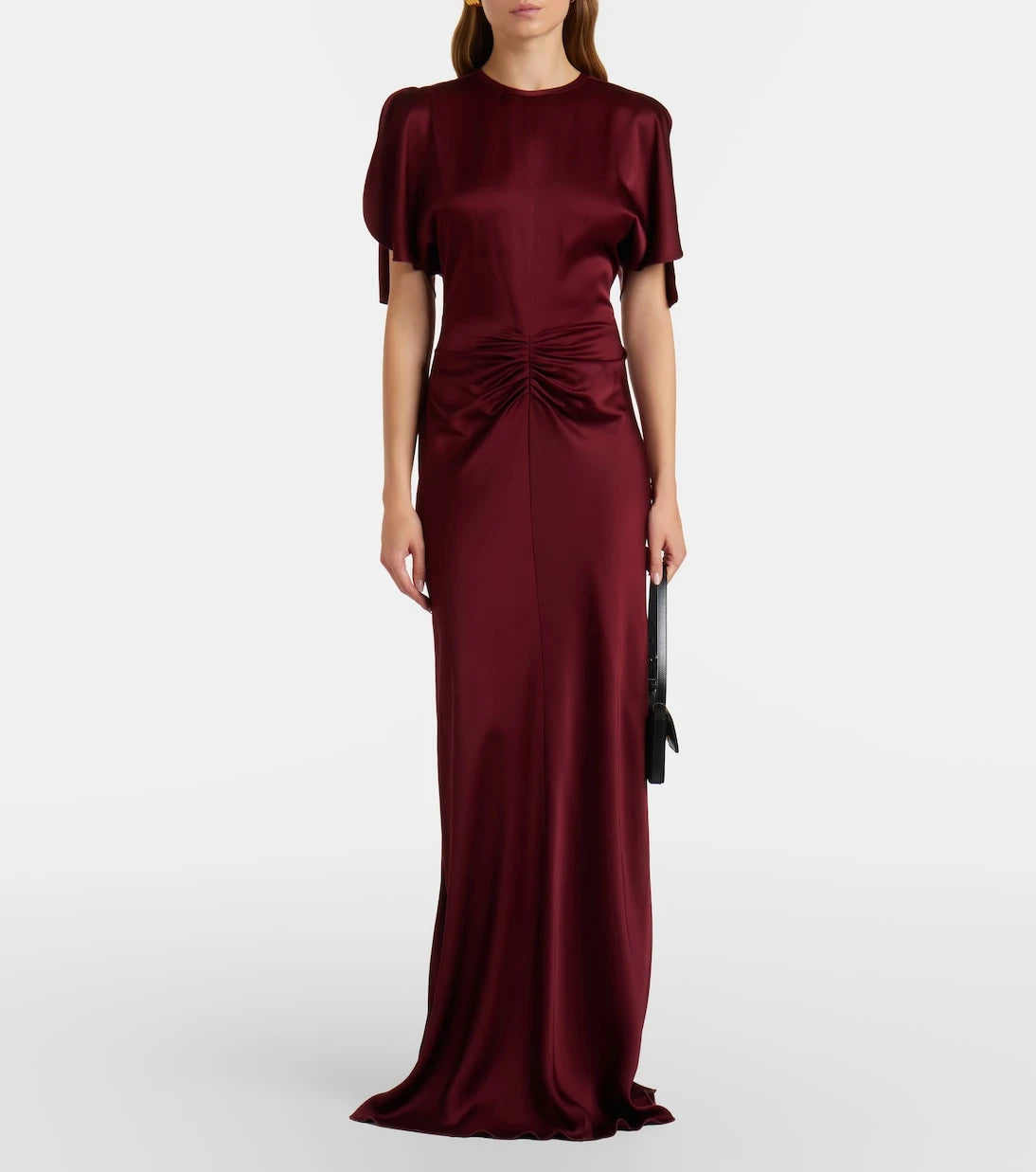 Victoria Beckham - Isabella gathered satin gown