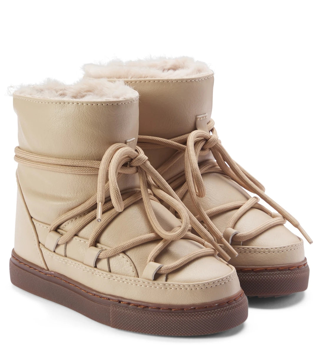 Inuikii Kids - Grape faux leather snow boots