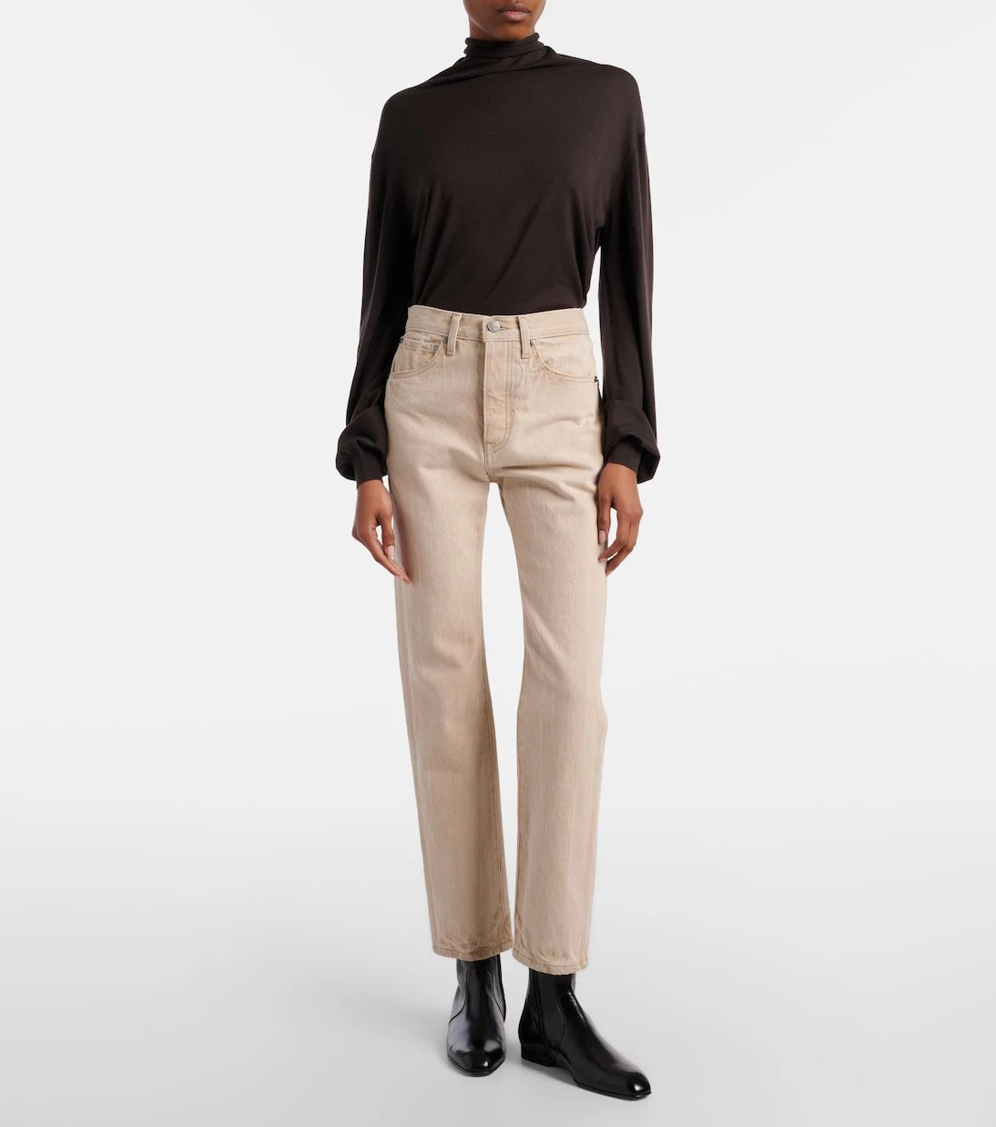 Khaite - Finley cropped straight jeans