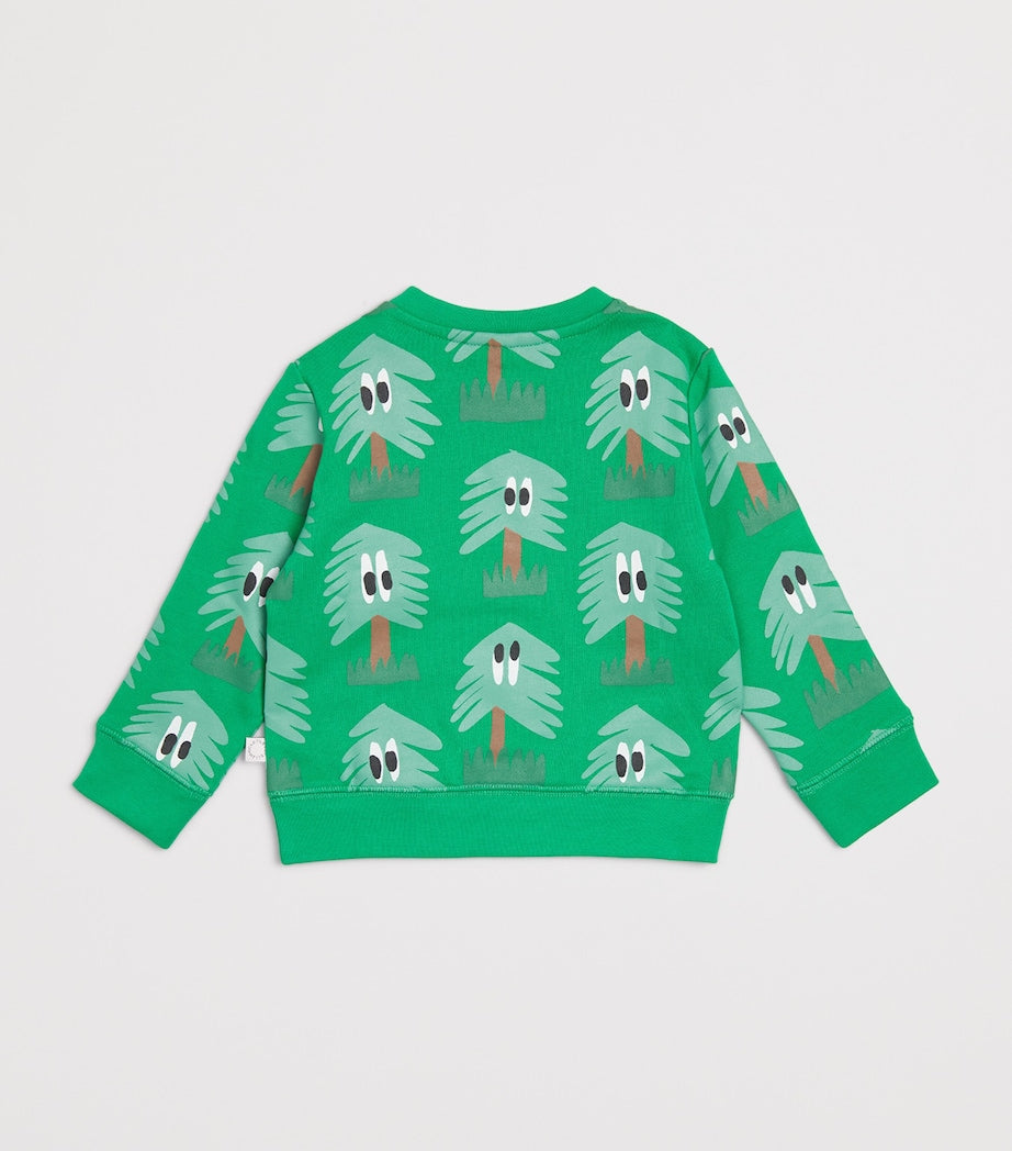 Stella McCartney Kids Organic Cotton Tree Sweatshirt (3 Months-3 Years)