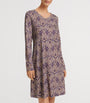Multi Cotton-Blend Damask Nightdress