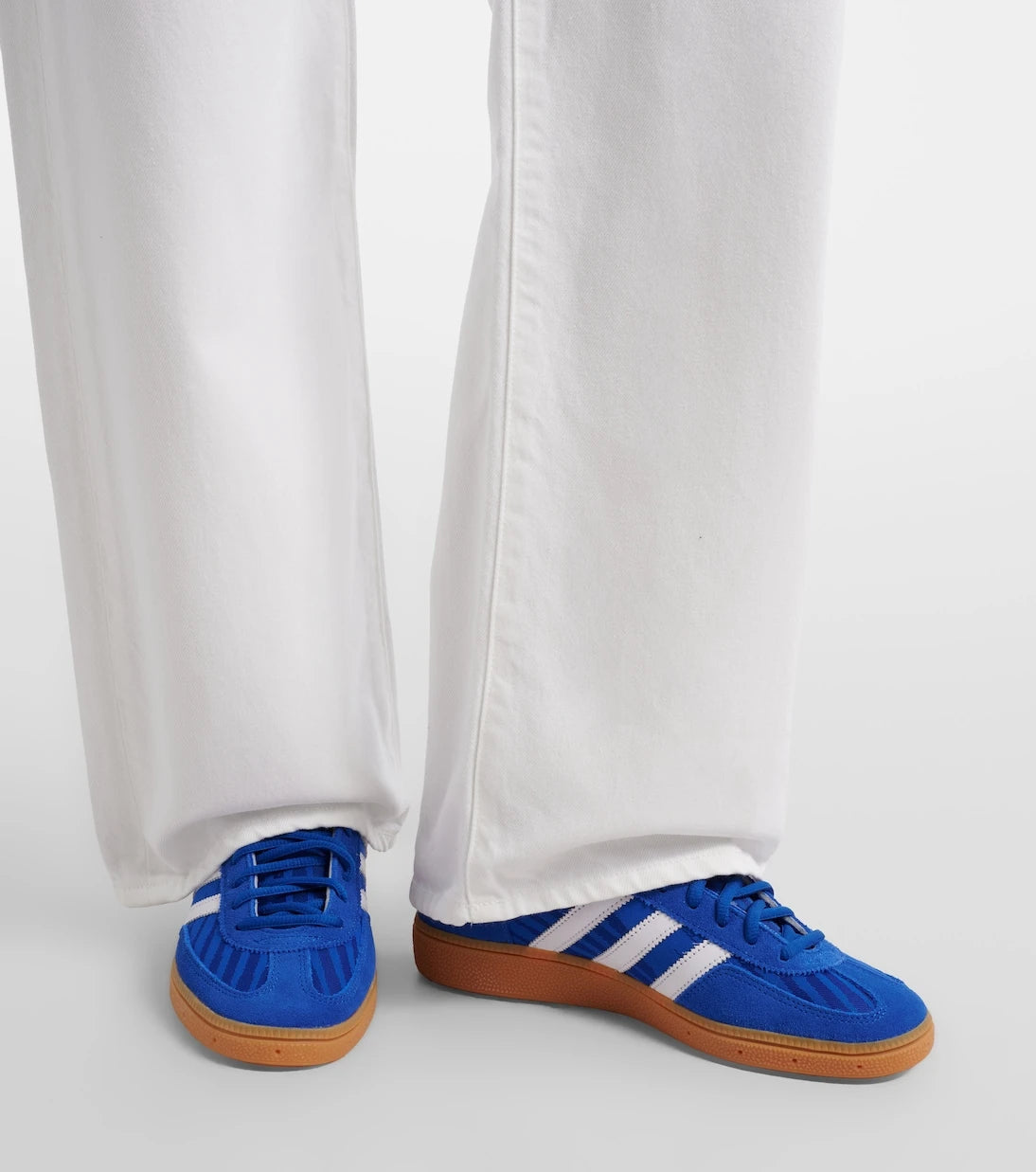 Adidas - Handball Spezial leather-trimmed sneakers